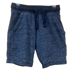 Boys Knit Shorts Dark Heathered Gray Drawstring Casual Activewear Everyday XS